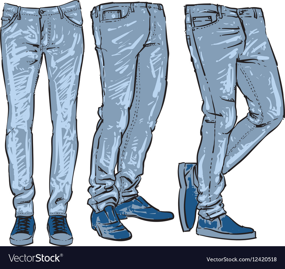 1000x944 Free Collection Of Jeans Clipart Realistic Person Download