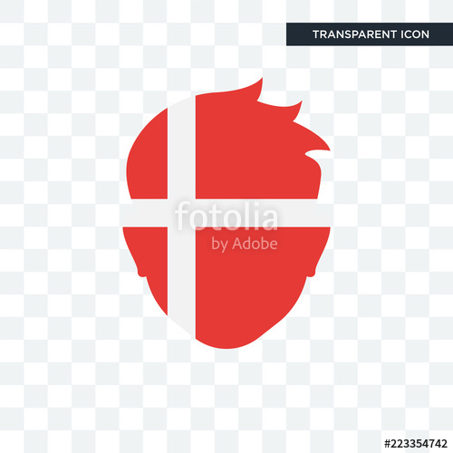 500x500 Denmark Vector Icon Isolated On Transparent Background, Denmark