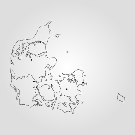 450x450 Map Of Denmark Vector Illustration World Map Royalty Free