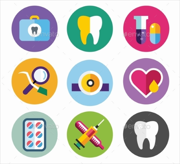 600x544 Dental Icons
