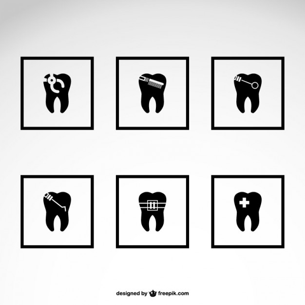 626x626 Dentist Icons Vector Free Download