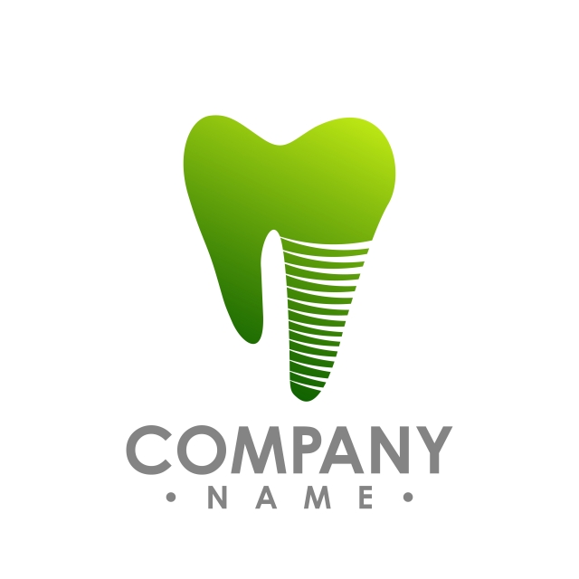 640x640 Tooth Implant Logo Icon Illustration Of Tooth Implant Vector Lo