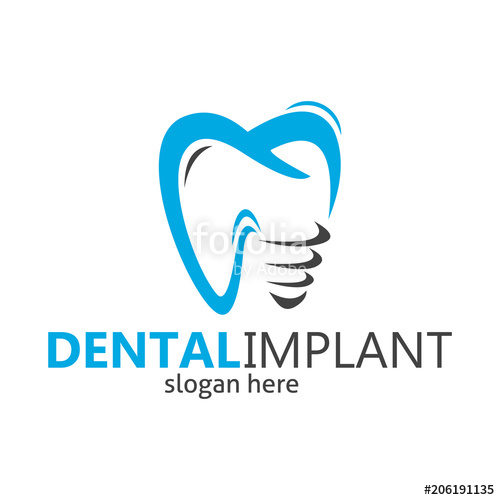 500x500 Dental Braces Logo, Dental Implant, Dental Logo Design Stock