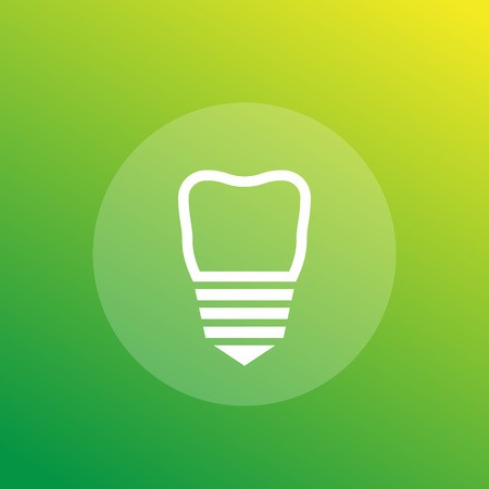450x450 Dental Implant Vector Icon