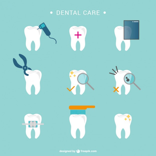 626x626 Dental Care Tooth Icons Vector Free Download