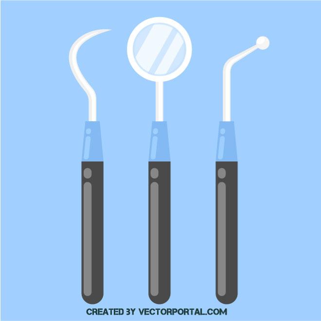 660x660 Dental Instruments Vector Graphics