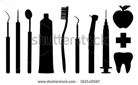 450x277 Dentist Instrument Equipment Silhouette In Vector Format