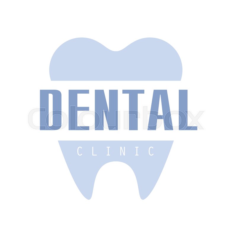 800x800 Dental Clinic Logo Symbol Vector Stock Vector Colourbox