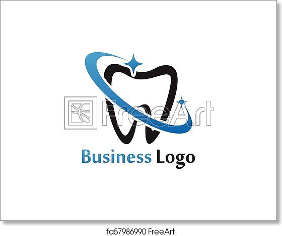 560x470 Free Art Print Of Dental Care Logo And Symbols Vector Template