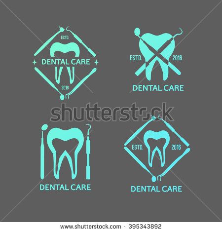 450x470 Vector Collection Of Dental Care Logos Tooth, Dental Tools