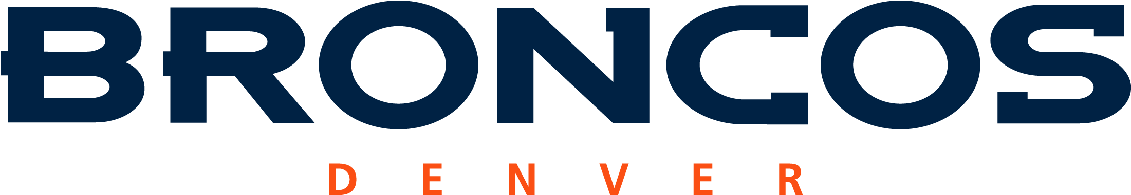 2201x381 Hd Broncos Denver Logo Vector Transparent Png Image Download