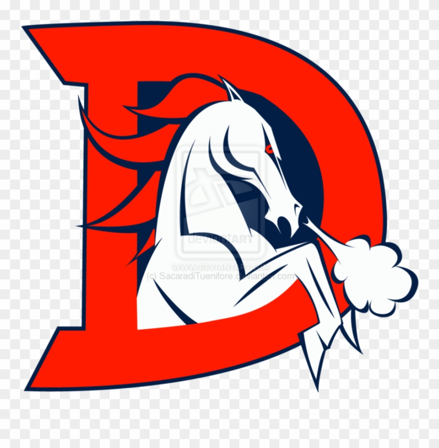 880x898 Broncos Vector Old School