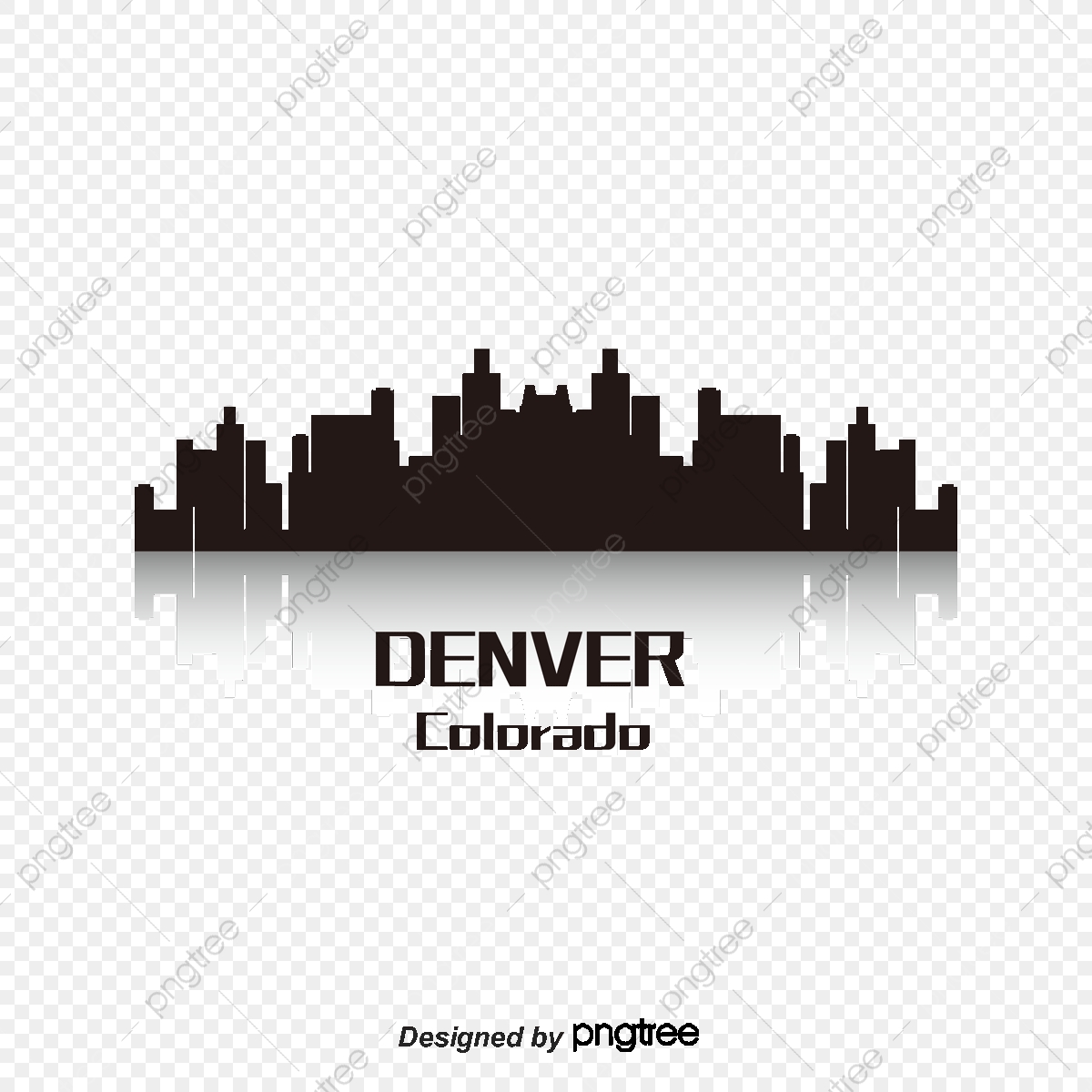 Denver Skyline Vector