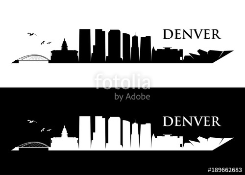 500x357 Denver Skyline, Colorado Stock Image And Royalty Free Vector