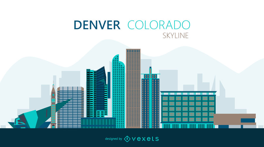 900x503 Denver Skyline Illustration