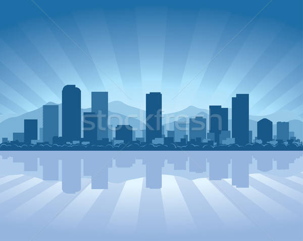600x479 Denver Skyline Vector Illustration Yuri Konovalov