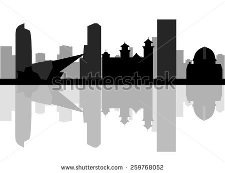 450x347 Denver City Silhouette