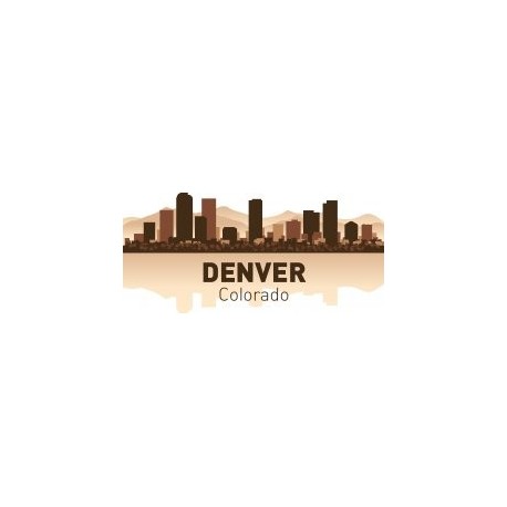 458x458 Denver Skyline Free Vector