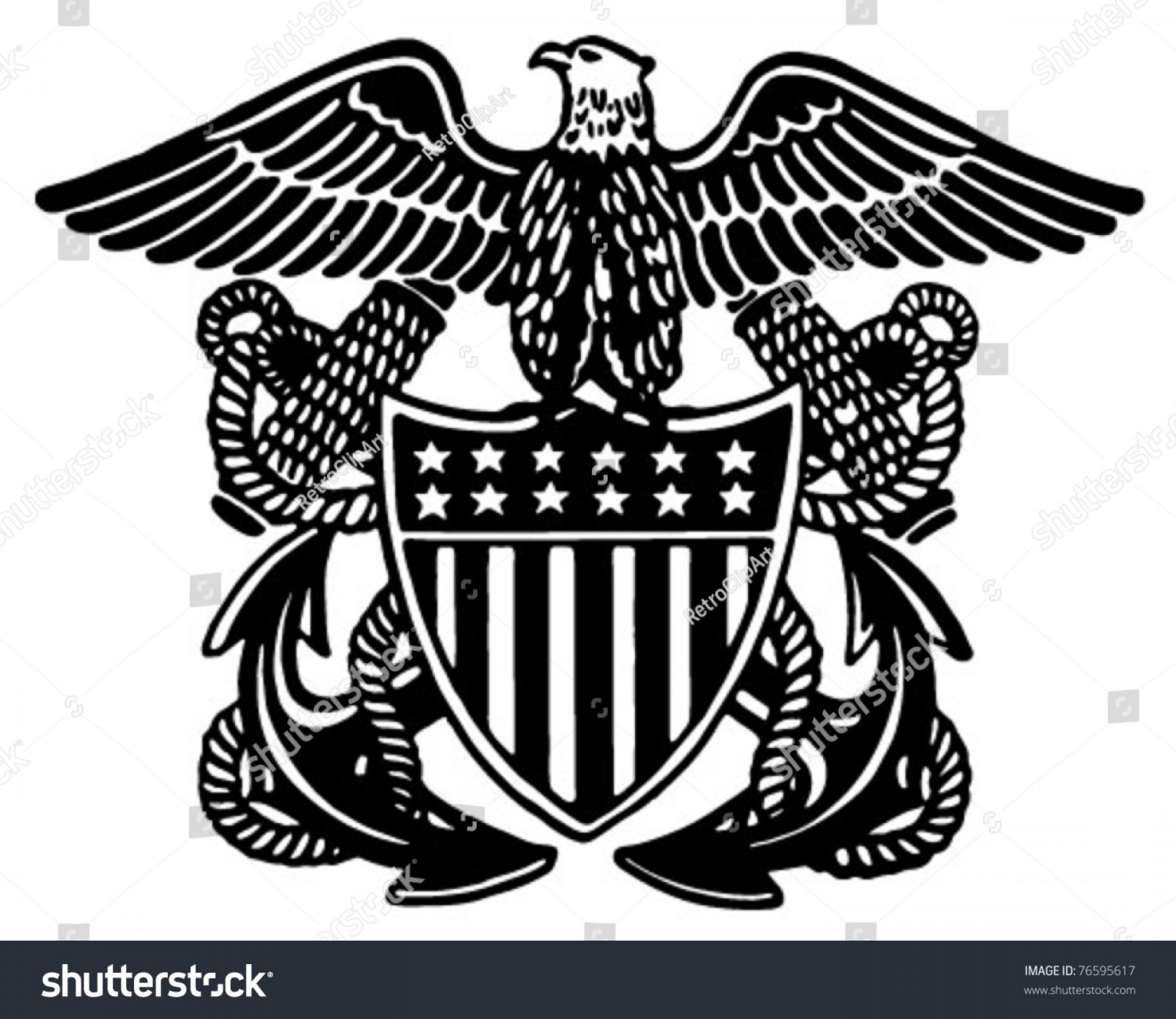 2160x1872 Navy Officer Crest Retro Ad Art Soidergi