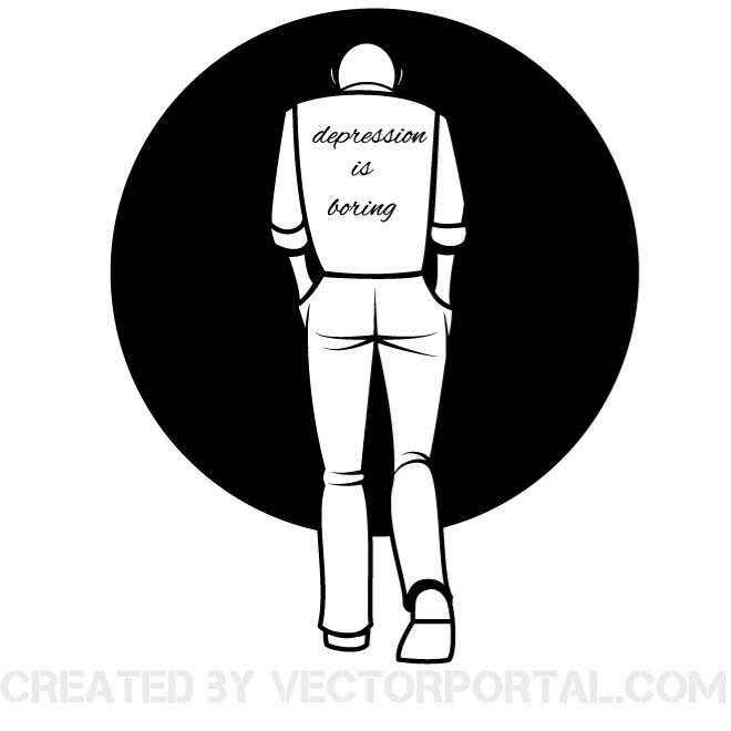 Depression Vector