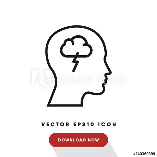 500x500 Depression Vector Icon