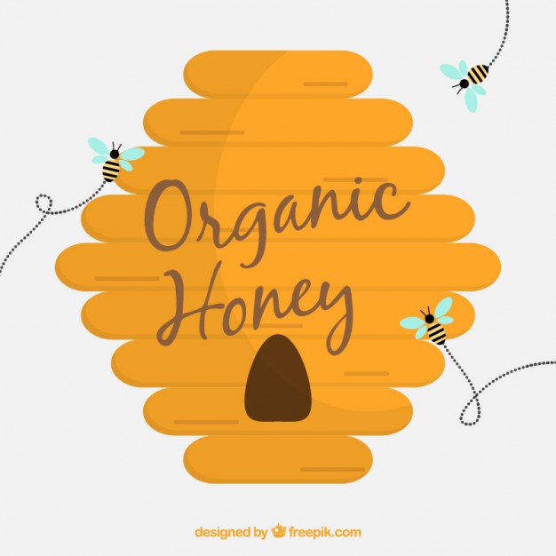 626x626 Fondo Con Un Panal De Abejas Descargar Vectores Gratis