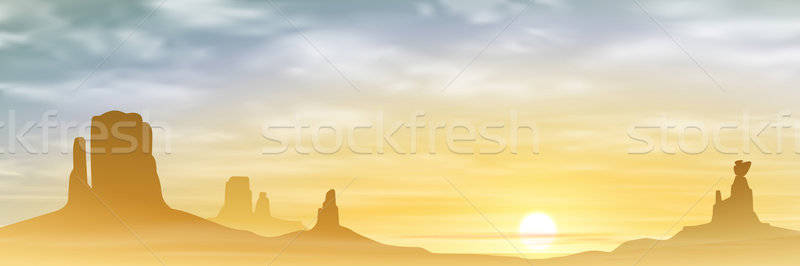 Desert Landscape Vector