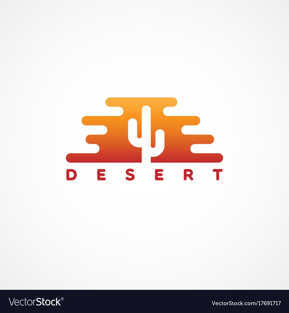 Desert Logo Royalty Free Vector Image 1000x1080 Desert Logo Royalty Free Vector Image