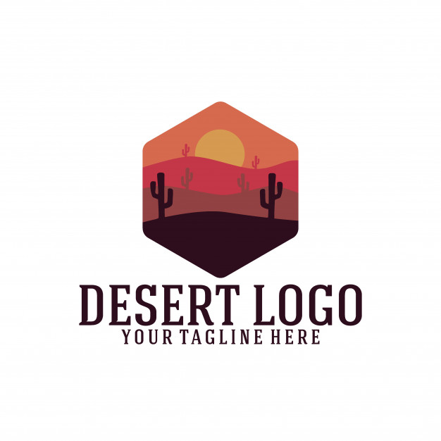 Desert Logo Vector Premium Download 626x626 Desert Logo Vector Premium Download