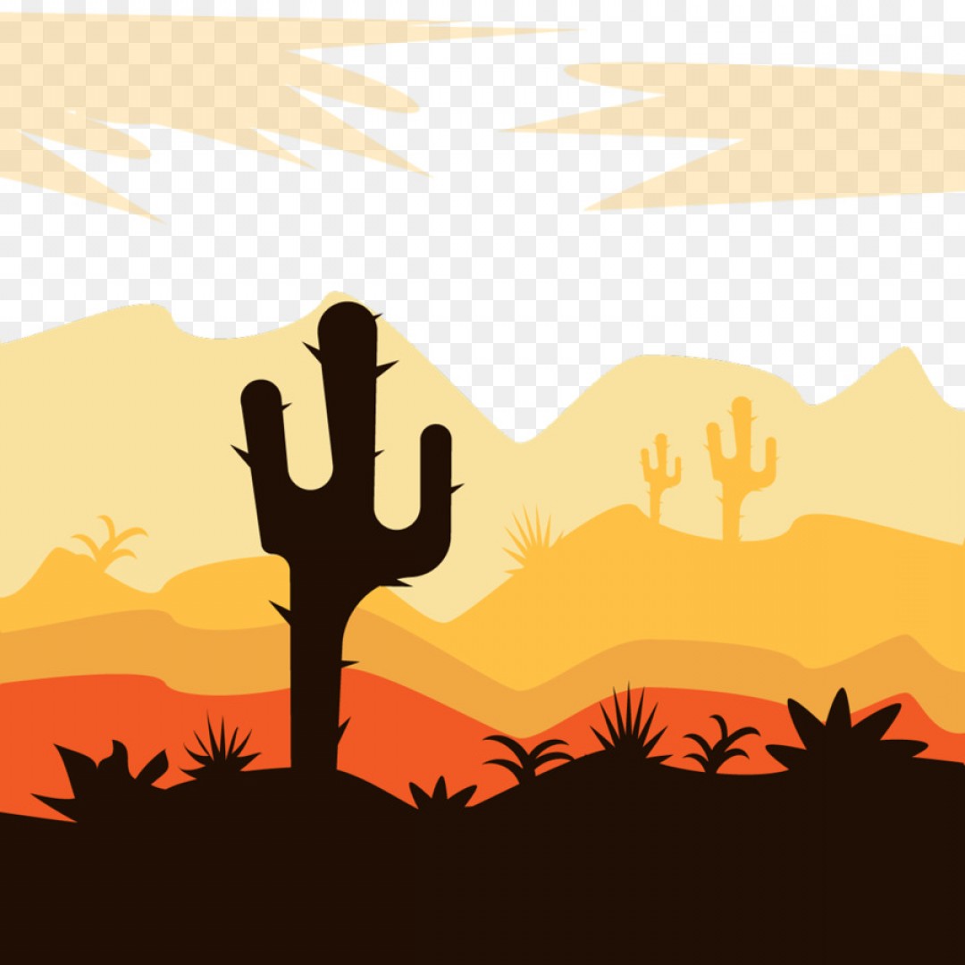 Desert Silhouette Vector Cqrecords 1080x1080 Desert Silhouette Vector Cqrecords