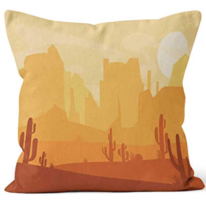 Vector Of Western Texas Desert Silhouette Wild West 425x425 Vector Of Western Texas Desert Silhouette Wild West