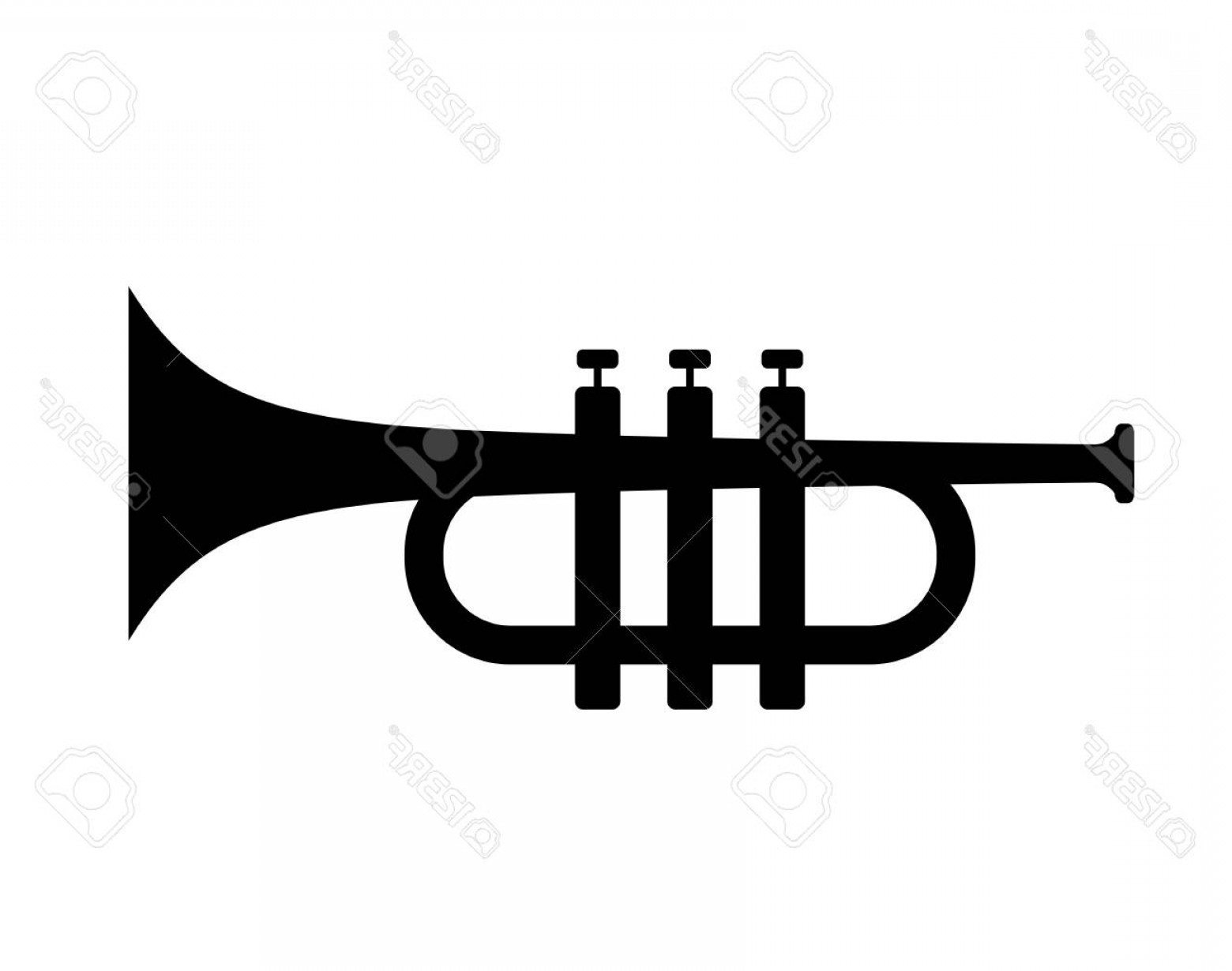 Trumpet Silhouette Vector Cqrecords 1560x1230 Trumpet Silhouette Vector Cqrecords