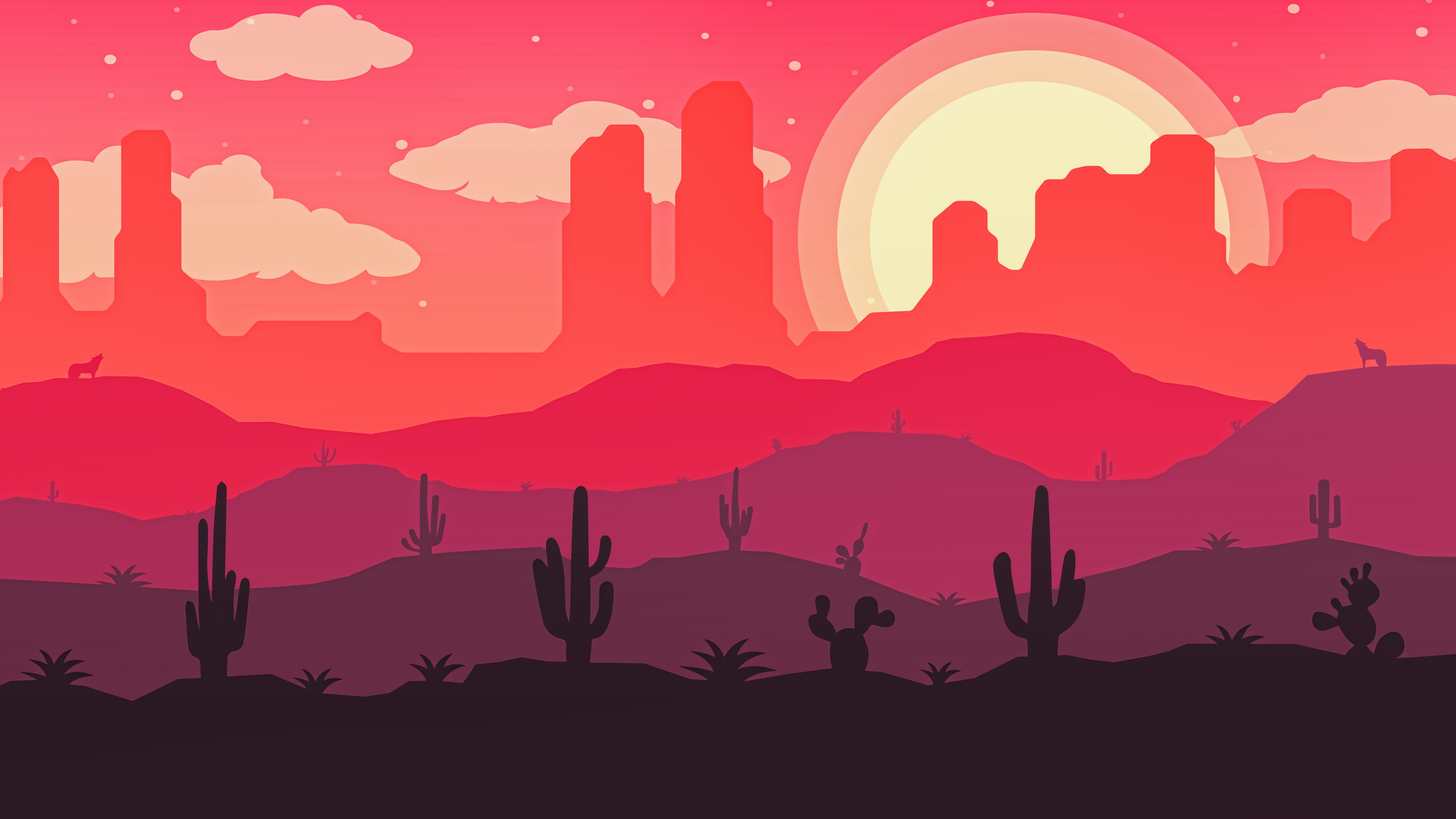 Desert Vector Art Wallpaper, Hd Vector Wallpapers, Images 4000x2250 Desert Vector Art Wallpaper, Hd Vector Wallpapers, Images