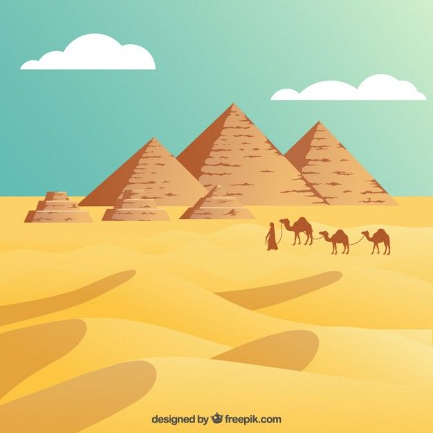 Egyptian Desert With The Pyramids Free Vector Posters Behang 626x626 Egyptian Desert With The Pyramids Free Vector Posters Behang