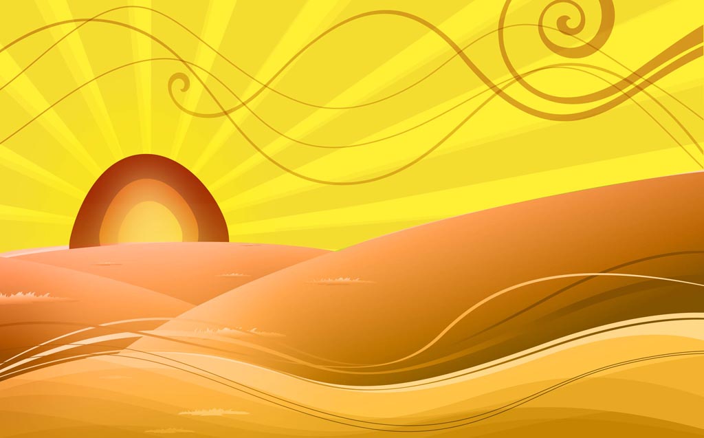 Desert Vector Art Vector Art Graphics 1024x637 Desert Vector Art Vector Art Graphics