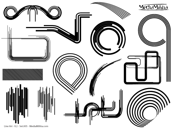 Line Art Design Elements Vector Set Download Free Vector Art 600x450 Line Art Design Elements Vector Set Download Free Vector Art