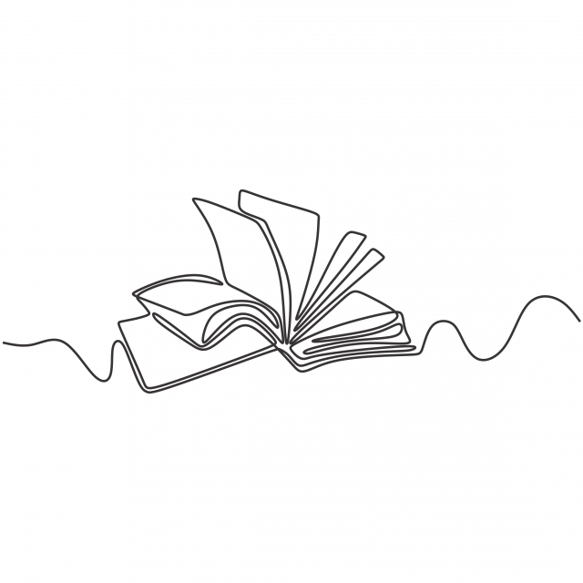 Vector Continuous Line Drawing Of Book Educational Idea Concept 640x640 Vector Continuous Line Drawing Of Book Educational Idea Concept