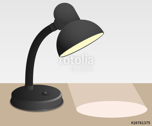 500x417 Black Desk L Vector Illustration Stock Image And Royalty