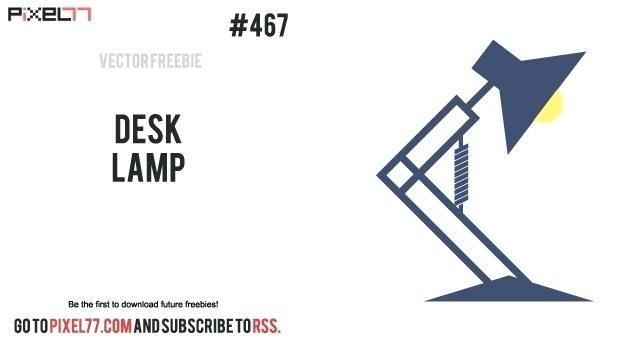 630x341 Desk Lamp Vector