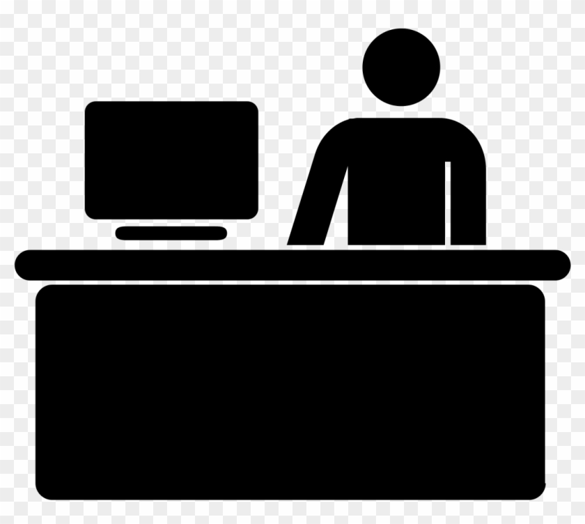 840x752 Desk Vector Art Icon