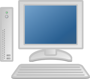 Desktop Computer Vector at Vectorified.com | Collection of Desktop ...