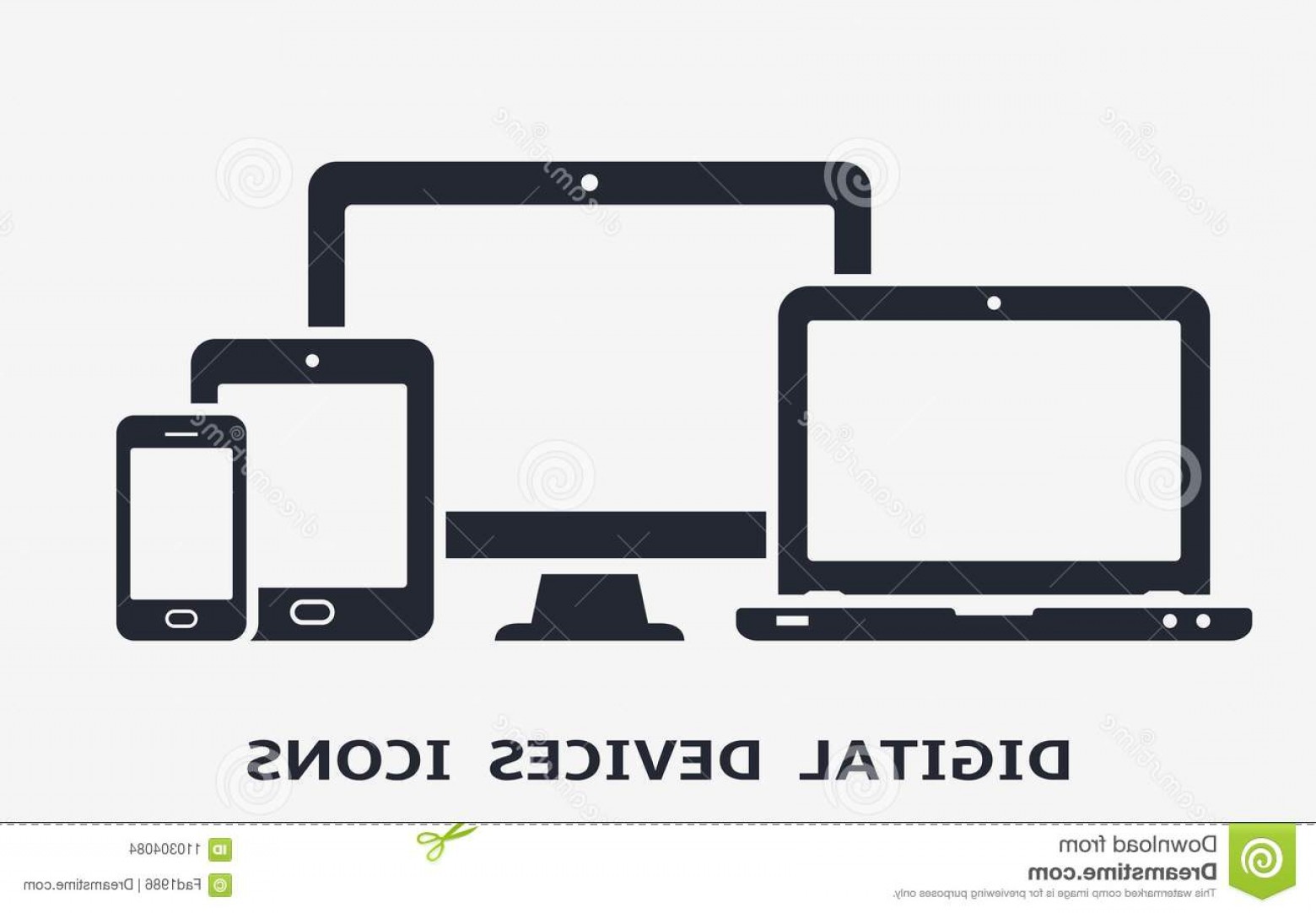 1560x1083 Device Icons Smart Phone Tablet Laptop Desktop Computer Vector