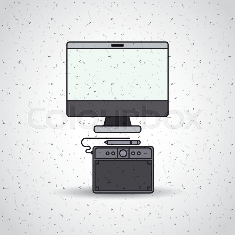 Monitor Computer Desktop Icon Vector Stock Vector Colourbox 800x800 Monitor Computer Desktop Icon Vector Stock Vector Colourbox