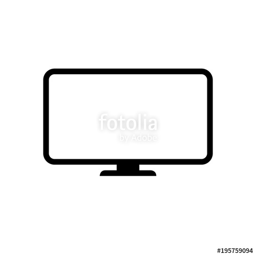 Pc Icon Vector Simple Flat Symbol Desktop Computer Sign Stock 500x500 Pc Icon Vector Simple Flat Symbol Desktop Computer Sign Stock
