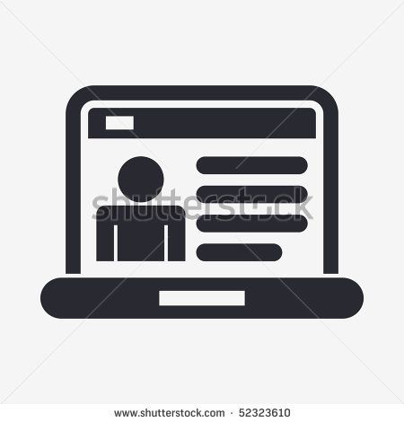Stock Vector Vector Illustration Of Modern Computer Desktop Icon 450x470 Stock Vector Vector Illustration Of Modern Computer Desktop Icon