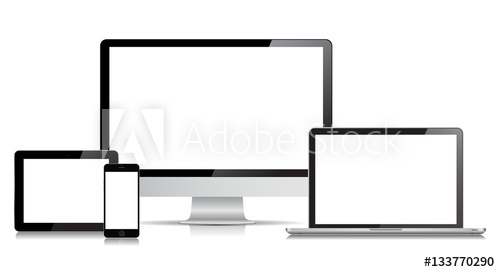 500x272 Vector Laptop Smartphone Tablet Desktop Computer