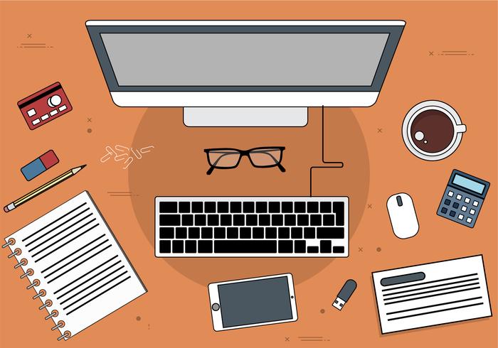 700x490 Desktop Computer Free Vector Art