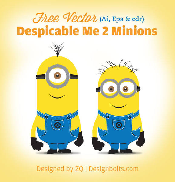 578x600 Despicable Me Minions Free Vector In Encapsulated Postscript