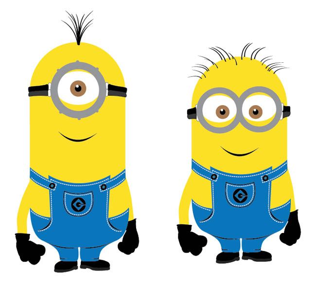 650x592 Despicable Me Minions Vector