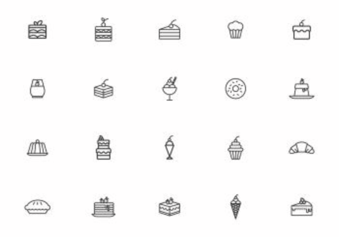 Free Dessert Vectors 700x490 Free Dessert Vectors